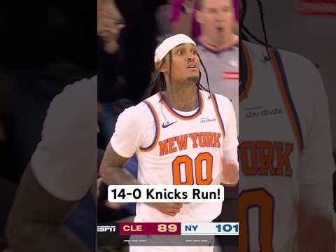 The Knicks are firing on ALL CYLINDERS!