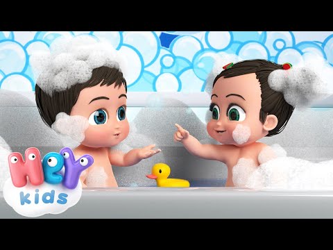 Băița cu spumă 🛀 Cântece pentru copii si desene animate | HeyKids