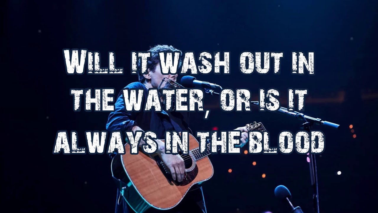 John Mayer - In The Blood Guitar pro tab