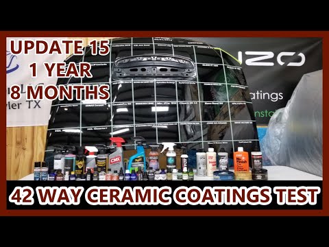 Ceramic Coating Wax Sealant Longevity Test - 42 WAY - UPDATE 15 -  1 YEAR 8 MONTH UPDATE