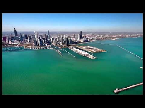 A visit to Lake Point Tower, by air and by land