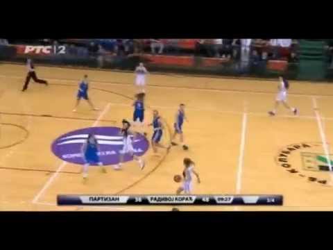 ЖКК Радивој Кораћ - С. Мандић #11 против Партизана.