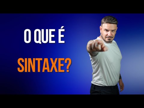 ✅O que é SINTAXE? Aprenda em 5 minutos!✅