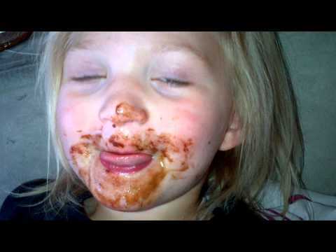 Look at my chocolate face