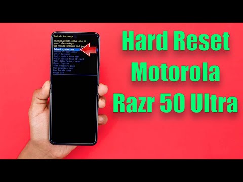 Hard Reset Motorola Razr 50 Ultra | Factory Reset Remove Pattern/Lock/Password (How to Guide)