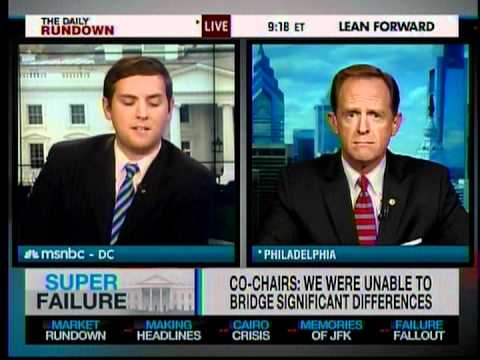 Sen. Toomey on MSNBC's Daily Rundown about the super committee