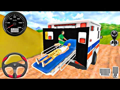 Ambulance Rescue Simulator - Offroad Van Emergency Helicopter Flying Driver Android Gameplay