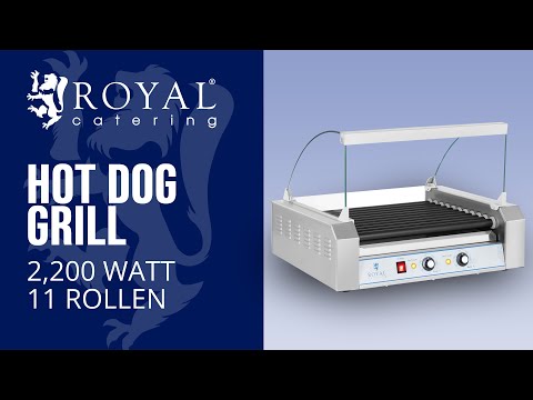 Video - Hot Dog Grill - 11 Rollen - Teflon