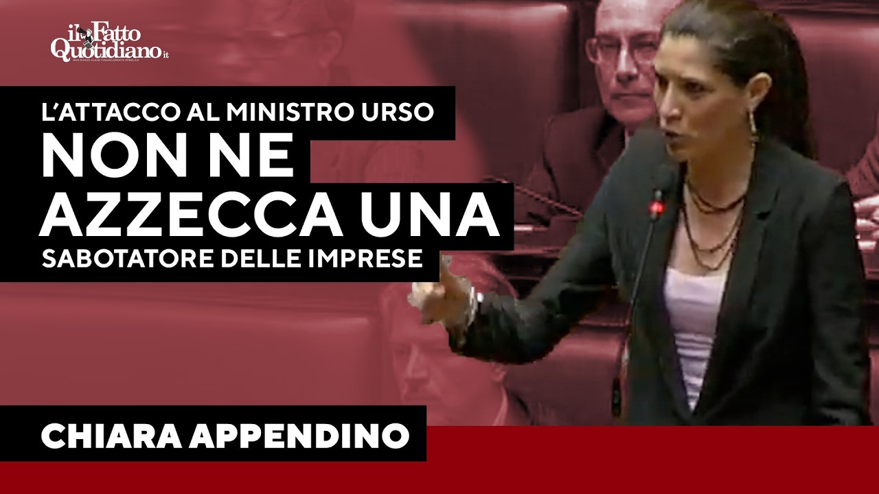 Appendino contro Urso: "Transizione 5.0 è solo l'ultimo dei suoi fallimenti" e glieli elenca tutti