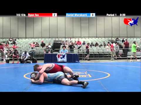 Ryan Fox vs. Daniel Murakami at 2013 Junior Nationals - FILA - FS