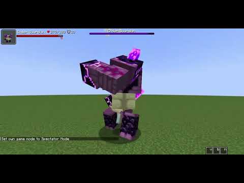 The Unbreakable Diamond Vs L_Ender's Cataclysm Mobs - Minecraft Mob Battle