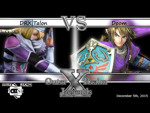 ORLX - DRX | Talon (Sheik) vs. Doom (Link) - Smash 4 - Wii U