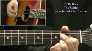 How To Play The Beatles I'll Be Back (intro only)