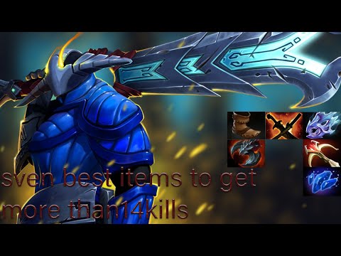 Sven  Gameplay Miracle with Daedalus and 14 Kills - Dota 2 7.37