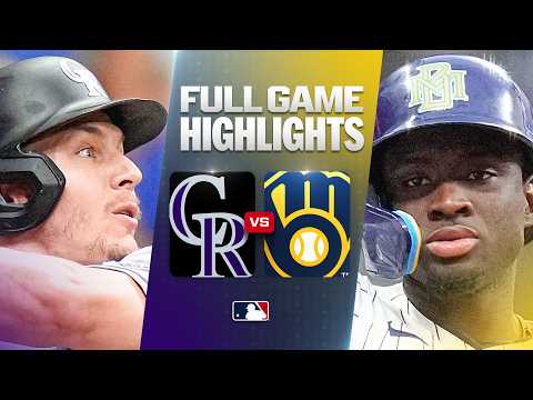 밀워키 VS 콜로라도 8:5 MLB 하이라이트