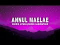 Harris Jayaraj Annul Maelae Lyrics Sudha Ragunathan