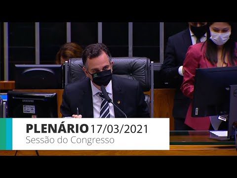 Sessão do CN - Congresso assegura indenização a profissionais de saúde  - 17/03/2021