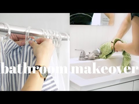 Bathroom Makeover & Deep Cleaning Routine | Affordable & Natural