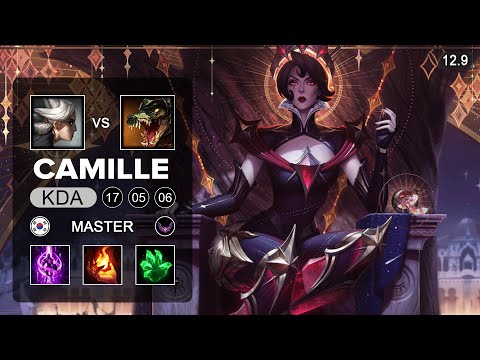 Camille vs Renekton Top - KR Master - Patch 12.9 Season 12