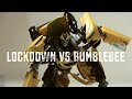 TRANSFORMERS STOP MOTION: Lockdown VS Bumblebee