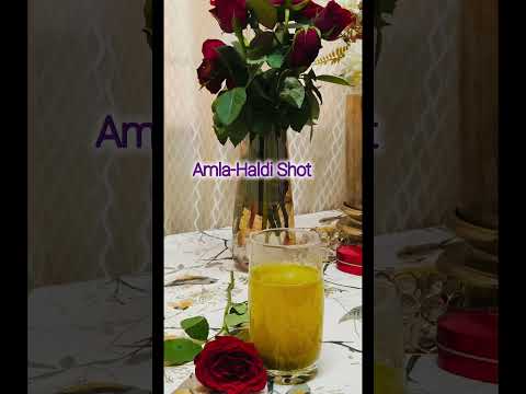 Amla and haldi morning drink