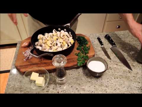 How to Make Sauteed Mushrooms with Shallots and Parsley - Episode 13
