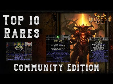 Top 10 Solo Self found Rare Items - Discord Community Edition!! - Diablo 2