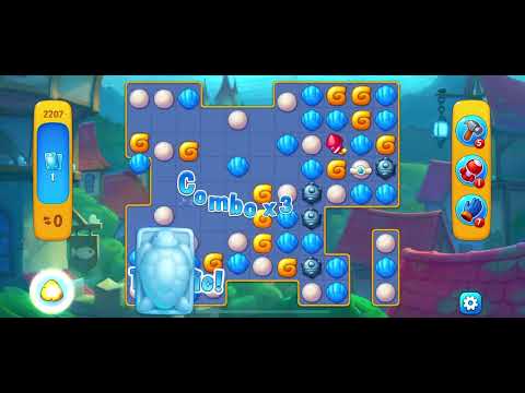 Fishdom 2207 - Hard Level (10 Moves)