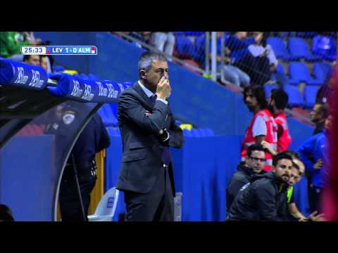 Gol de Barral (1-0) en el Levante UD - UD Almería - HD