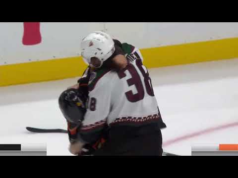 Liam O'Brien vs Radko Gudas fight