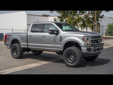Ford F250 on Carli Suspension 5.5\" E-Venture System with 38s and 20\" Trail Ready Wheels