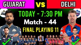 IPL 2023 | Gujarat Titans vs Delhi Capitals Playing 11 | GT vs DC Playing 11 2023