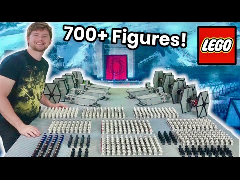 I Built a HUGE LEGO Star Wars First Order Army!