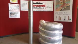 Stainlesss Steel Rigid Chimney Liner Pipe Product Overview