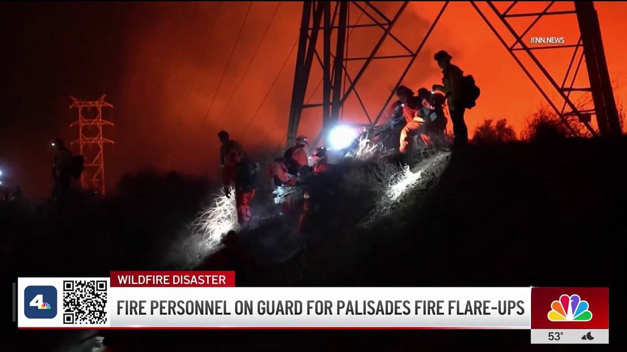 Fire personnel on guard for possible flare-ups amid high winds' return