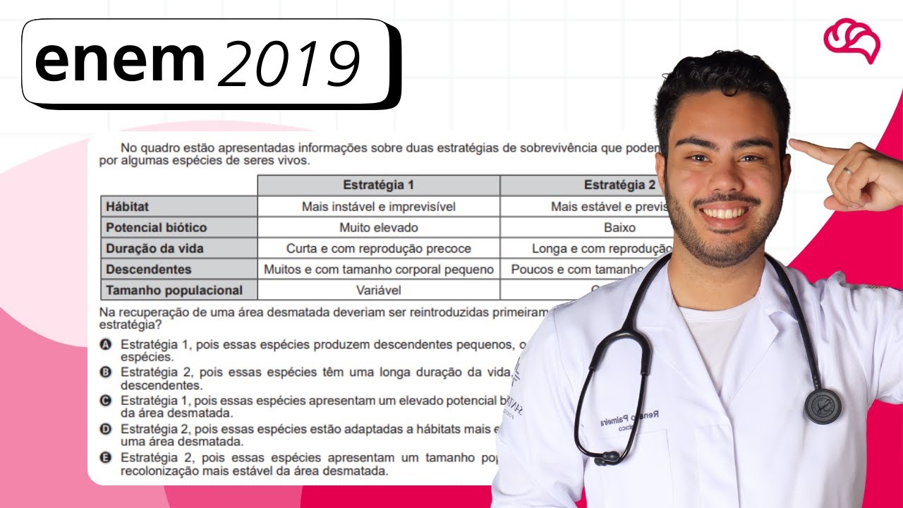 Resolução em Vídeo — Questão 96 ENEM 2019