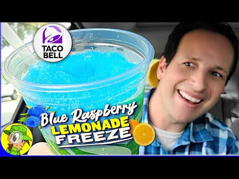 Taco Bell® BLUE RASPBERRY LEMONADE FREEZE Review...