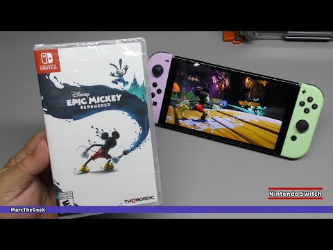 Disney Epic Mickey: Rebrushed Unboxing & Gameplay on Nintendo Switch
