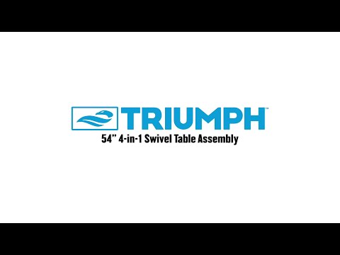 Triumph 54" 4-in-1 Swivel Table Assembly