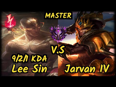 MRDS TynX (LEE SIN) vs JARVAN IV - 9/2/1 KDA JUNGLE GAMEPLAY - EUW Ranked MASTER