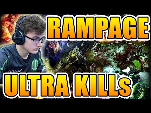 Miracle- Dota 2 - ULTRA Kills - RAMPAGE Moments #1