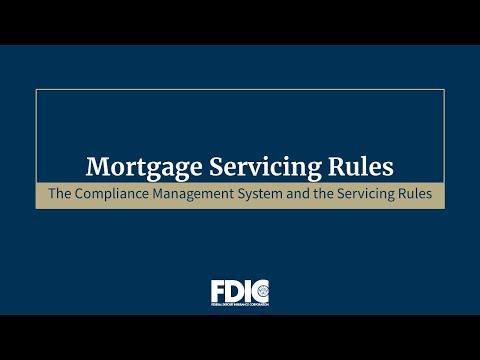 The Compliance Management System and the Servicing Rules