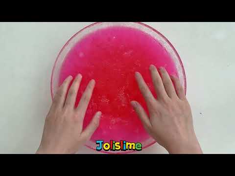 Frozen Peony Water Slime ❄️🌸 | Can You Hear the Chill? | ASMR Slime Sounds