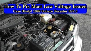 How To Fix Most Low Voltage Issues PTI Case Study 1999 Subaru Forester EJ25