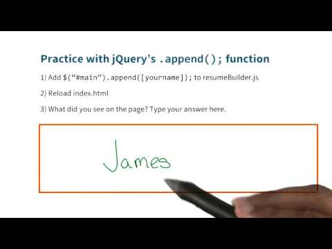 append Solution JavaScript Basics