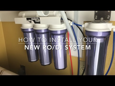 How to Install Your RODI System from Melev's Reef