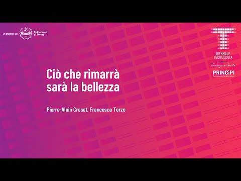 , title : 'Ciò che rimarrà sarà la bellezza | Pierre-Alain Croset, Francesca Torzo'