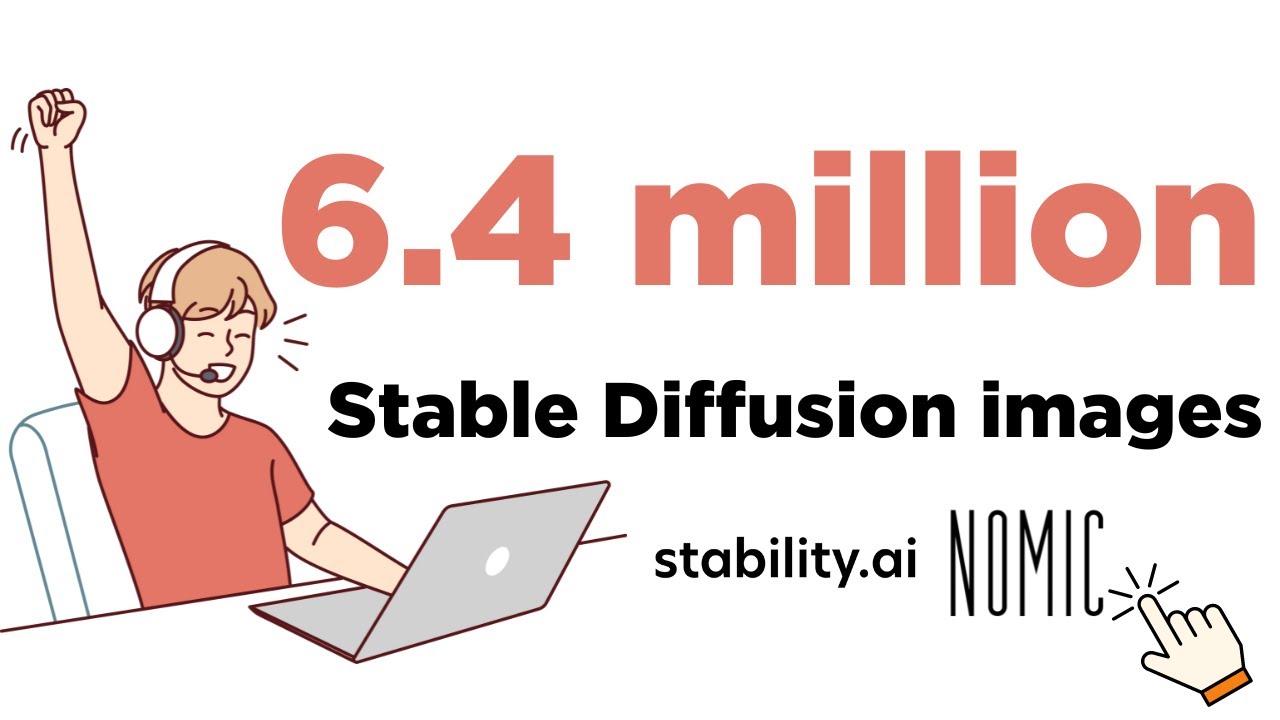 6.4 million Stable Diffusion images, searchable via Nomic.ai Visual Atlas