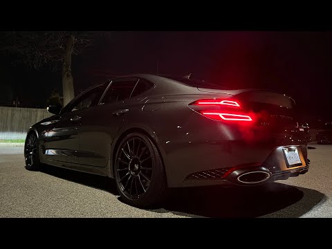 2022 Genesis G70 / Kia Stinger Lowering Spring Install #Genesis #Stinger #Kia #loweringsprings