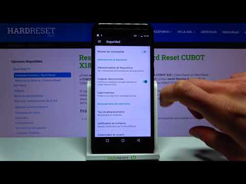 Cómo activar orígenes desconocidos en CUBOT X18 - fuentes desconocidas